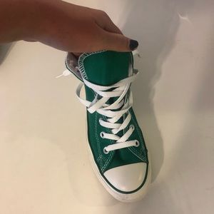 Green high tops